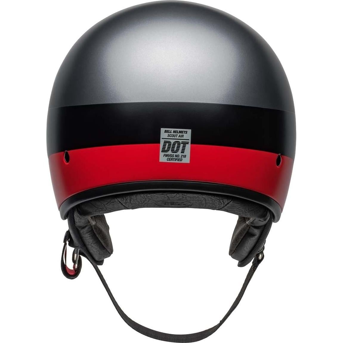 Casco Bell Scout Air X-Grande Gris/Rojo 900g Ligero