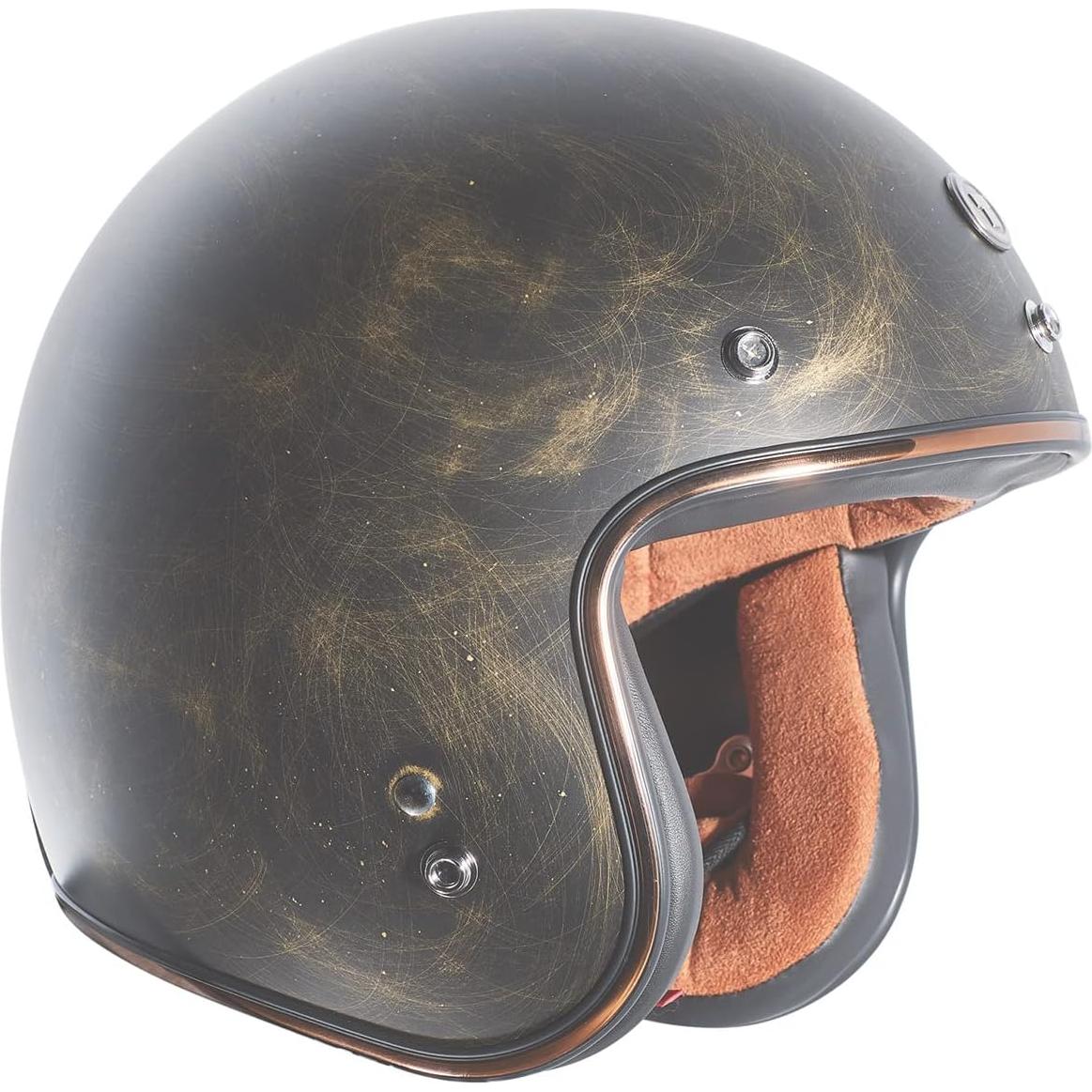 Casco Abierto TORC T50 Del Mar Negro Mate X-Grande