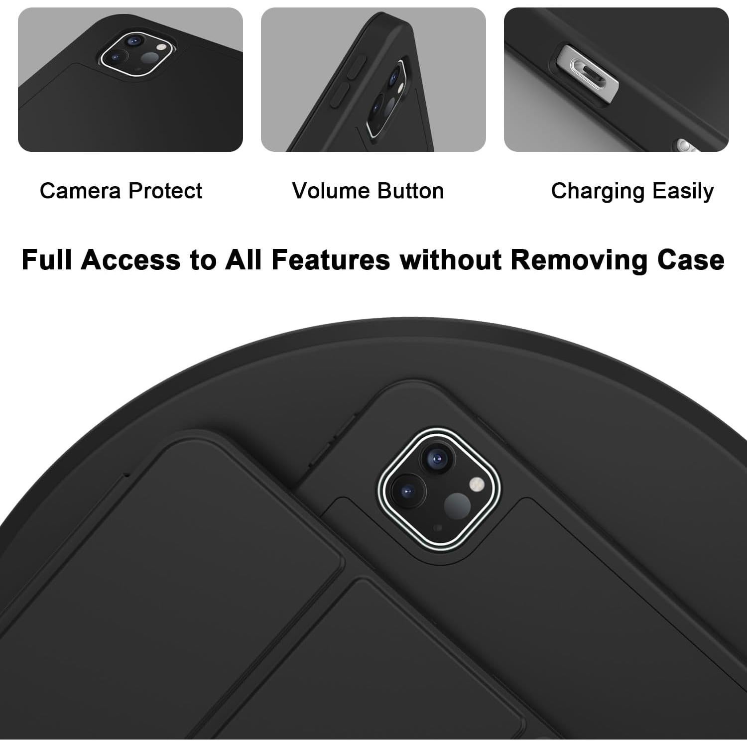 Funda ZryXal iPad Pro 13" M4 2024 con Soporte Lápiz