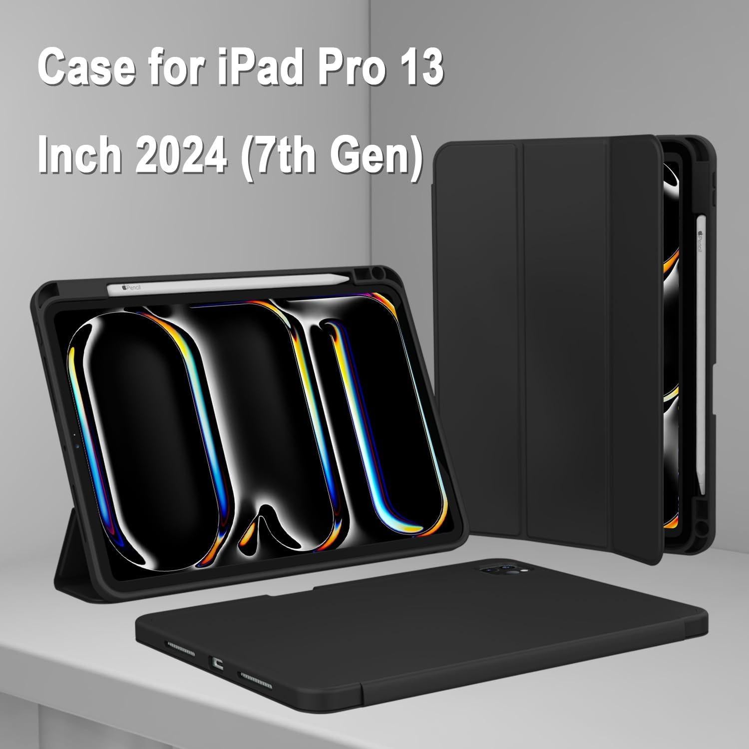 Funda ZryXal iPad Pro 13" M4 2024 con Soporte Lápiz