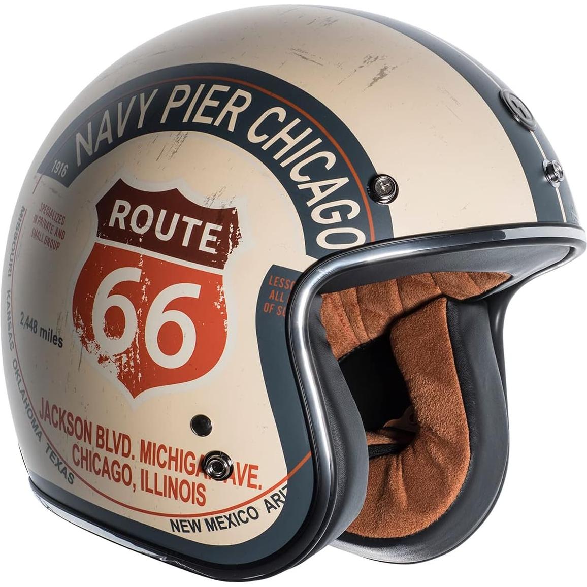 Casco Abierto TORC T50 Del Mar 3/4 Unisex Blanco