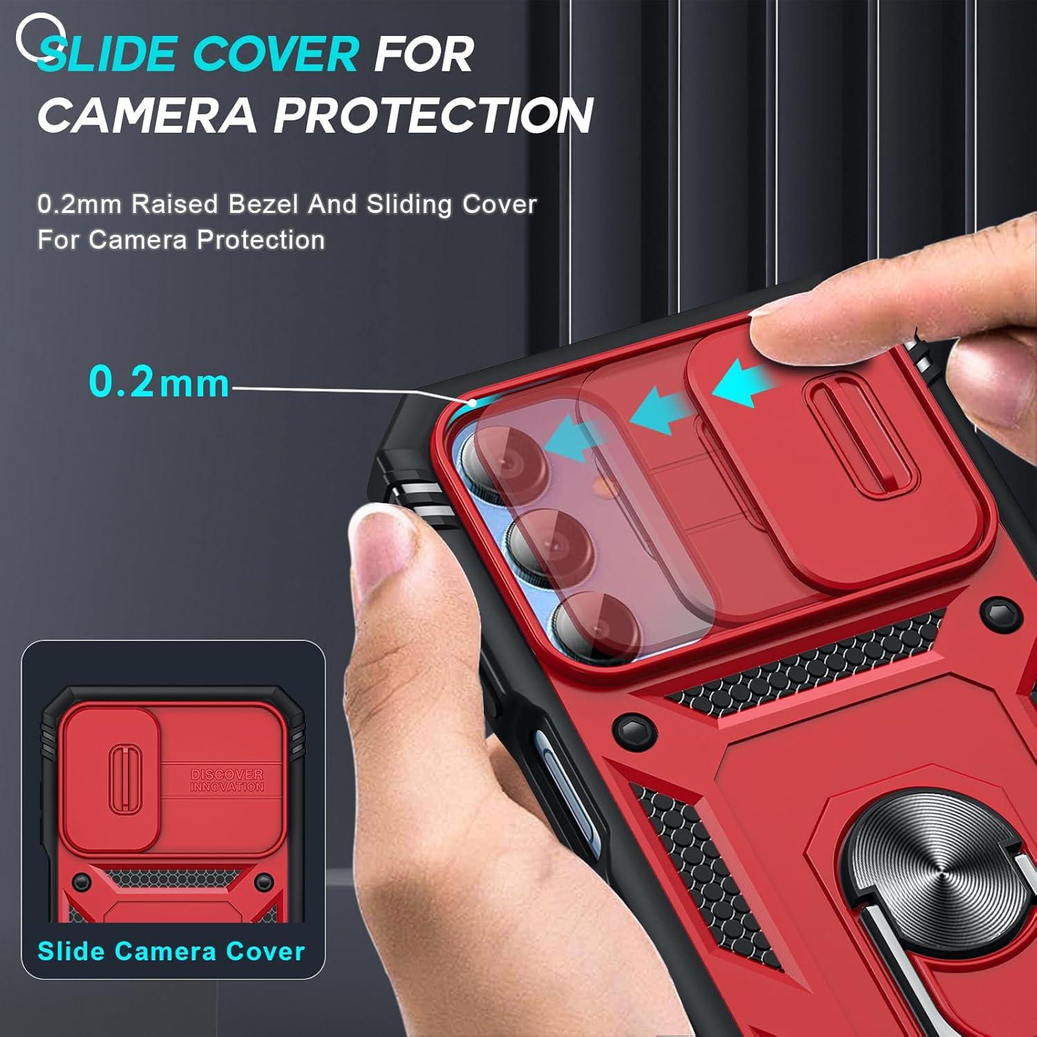 Funda LeYi para Samsung Galaxy A15 5G con Protector