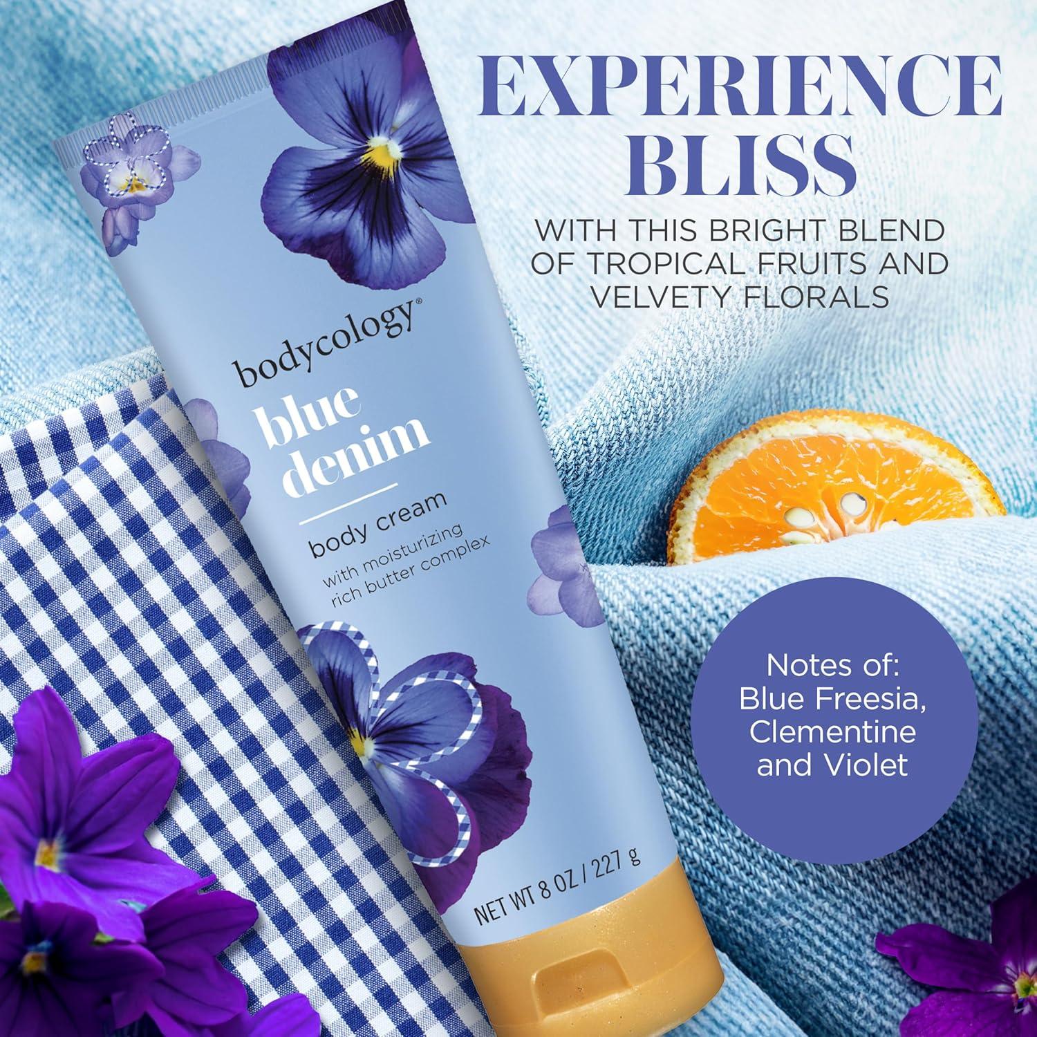 Crema Corporal Bodycology Denim Azul 226.8 g Hidratante