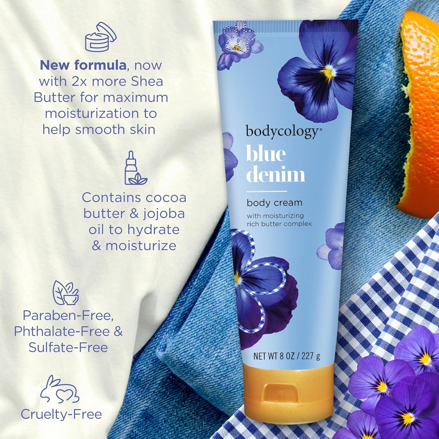 Crema Corporal Bodycology Denim Azul 226.8 g Hidratante