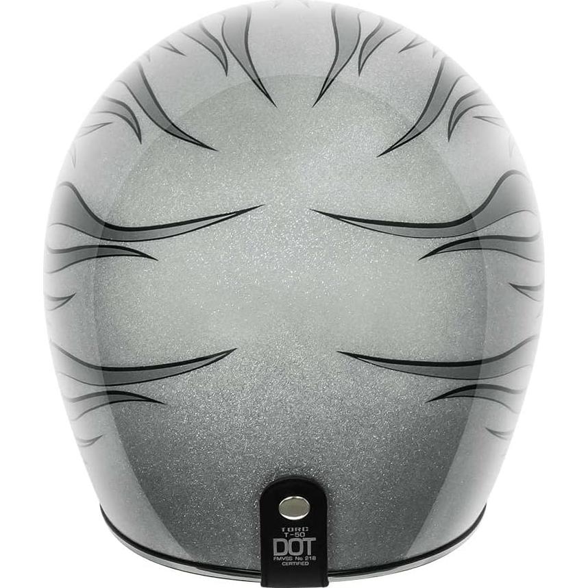 Casco Abierto TORC T50 Del Mar Plata Mega Flake 1.59 kg