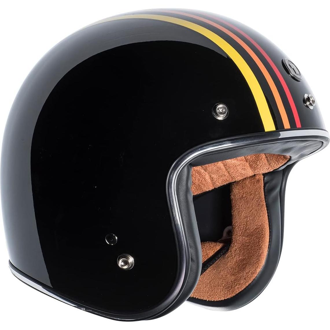 Casco Abierto TORC T50 Del Mar Negro Brillante 1978