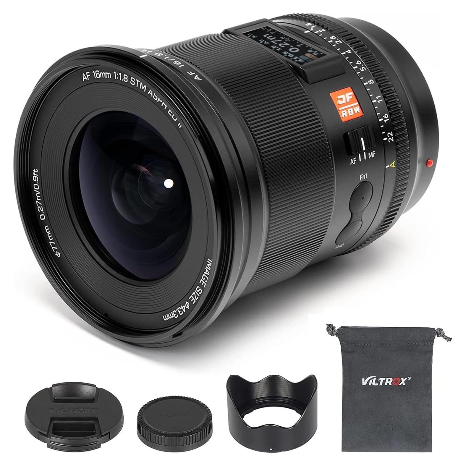 Lente VILTROX 16mm F1.8 Montura Z para Nikon - Ultra Gran Angular