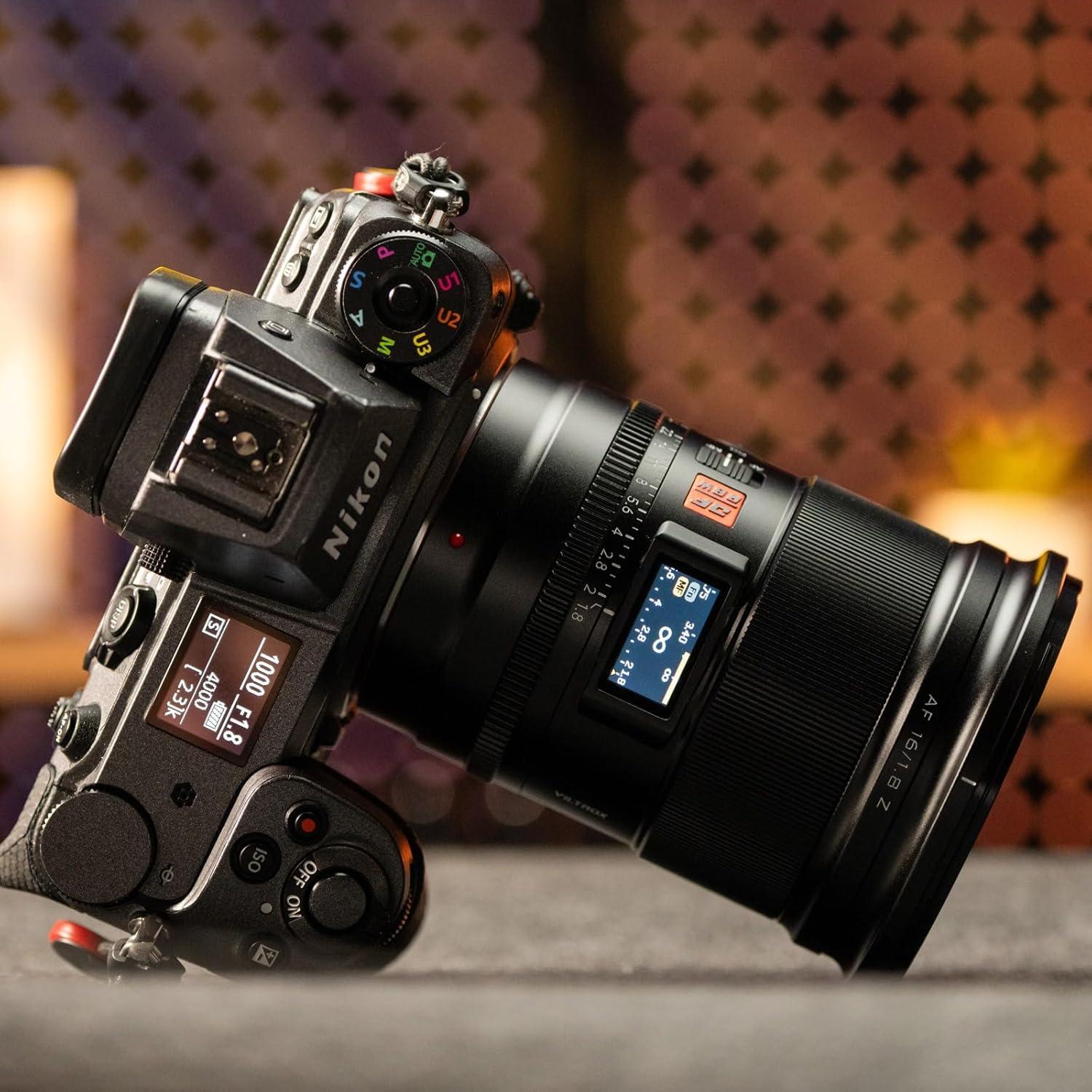 Lente VILTROX 16mm F1.8 Montura Z para Nikon - Ultra Gran Angular