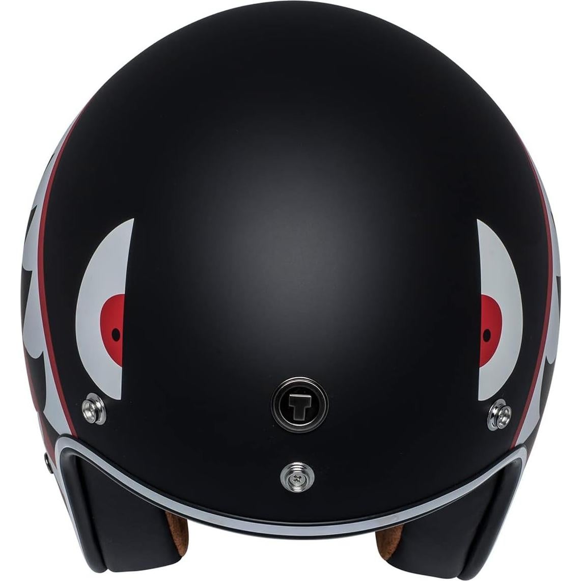 Casco Abierto TORC T50 Del Mar Negro Mate 3/4 Motocicleta