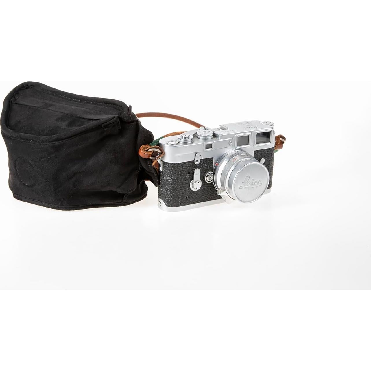 Funda de tela de ante para cámaras Leica M y sin espejo