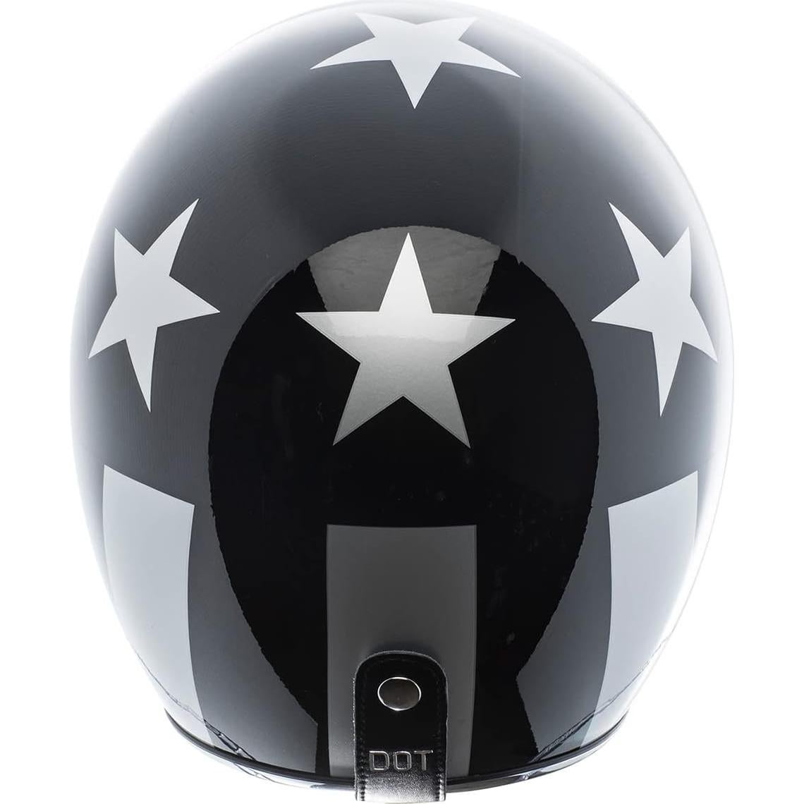 Casco TORC T50C Abierto 3/4 para Motocicleta Negro