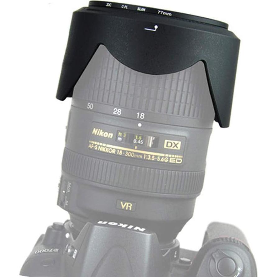 Capucha de Bayoneta Fotasy para Nikon 18-300mm f3.5-5.6G ED VR