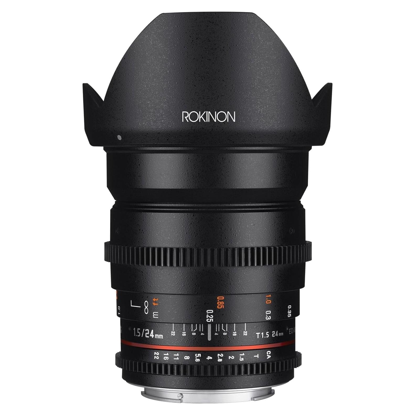 Lente Cine Rokinon DS 24mm T1.5 para Canon EF