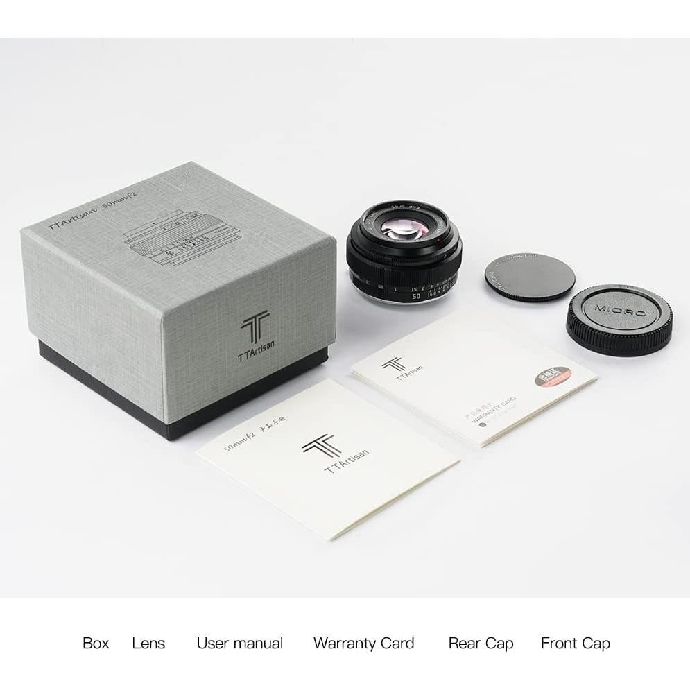 Lente TTArtisan 50mm F2 Enfoque Manual Montura L Compacto