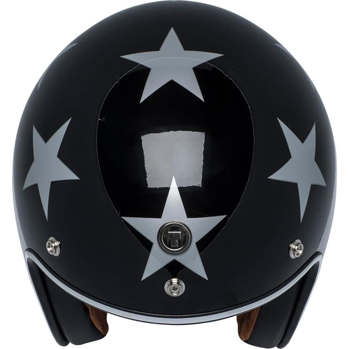 Casco Abierto TORC T50 Del Mar Negro Brillante X-Pequeño