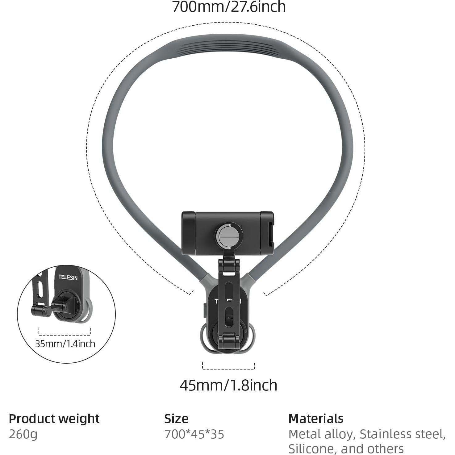 Soporte para Teléfono TELESIN para Cuello POV 2024