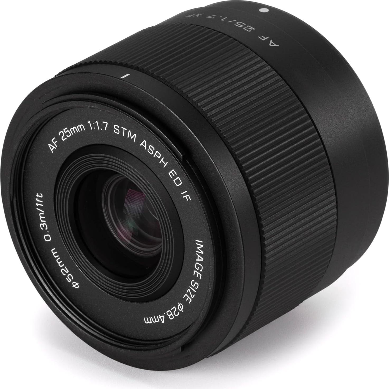 Lente VILTROX 25mm F1.7 APS-C para Montura X - Autofocus STM