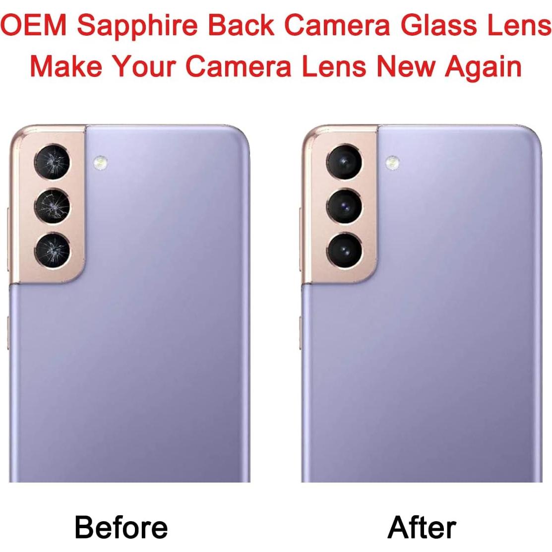 Juego de Reemplazo Lente de Cámara Samsung Galaxy S21/S21 Plus