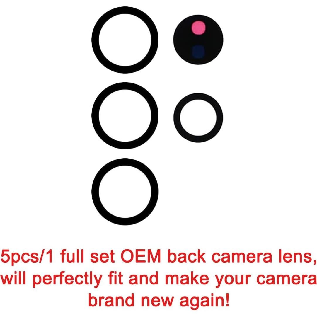 Juego de Reemplazo Lente de Cámara Samsung Galaxy S21 Ultra