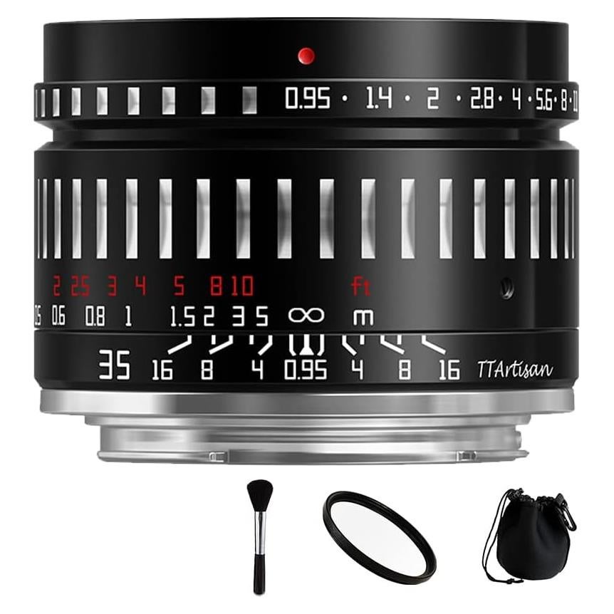 Lente TTArtisan 35mm F0.95 para Canon RF - Gran Apertura Manual