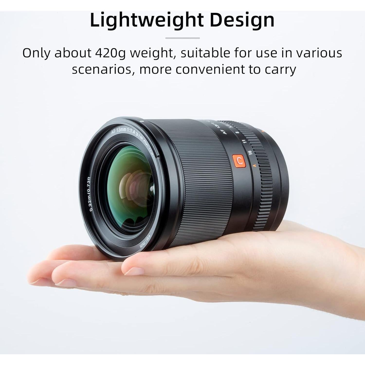 Lente Gran Angular VILTROX 13mm F1.4 para Fuji X