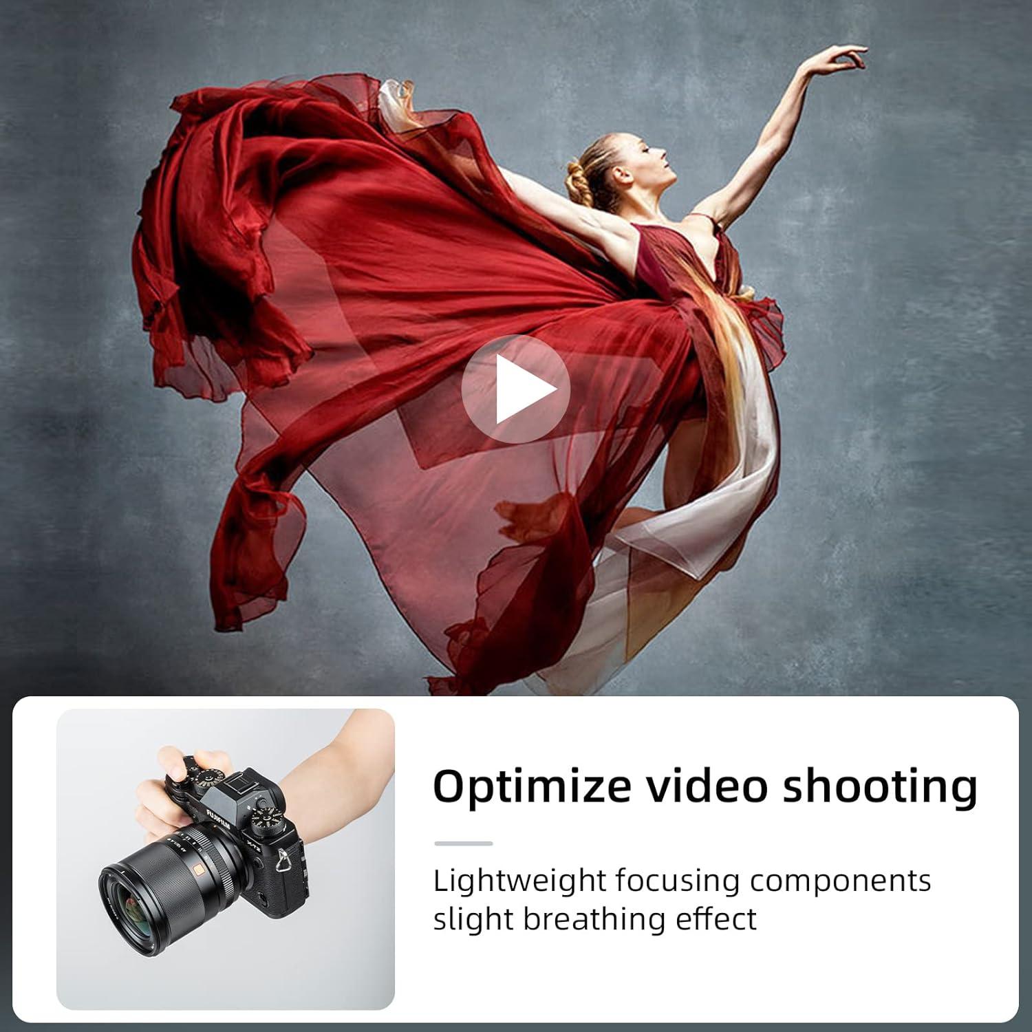 Lente Gran Angular VILTROX 13mm F1.4 para Fuji X