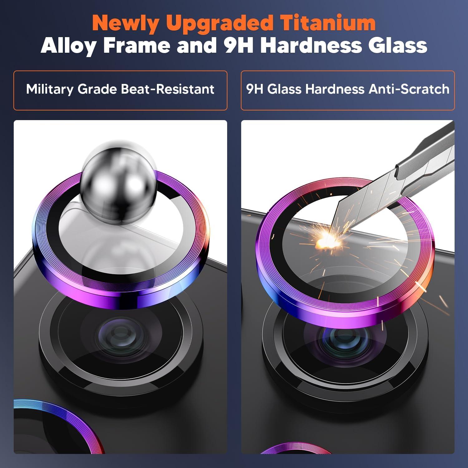 Protector de Lente de Cámara Hoerrye para Samsung Galaxy S24 Ultra