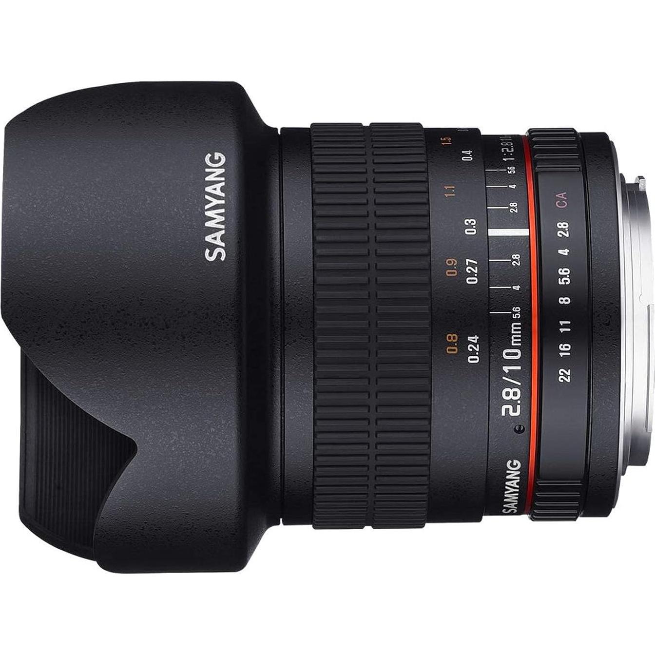 Lente Gran Angular Samyang 10mm F2.8 Micro Cuatro Tercios