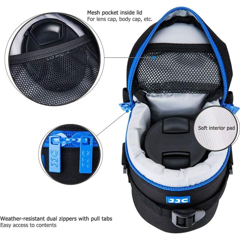 Bolsa de Lente Deluxe JJC para Lentes SLR hasta 80x135mm