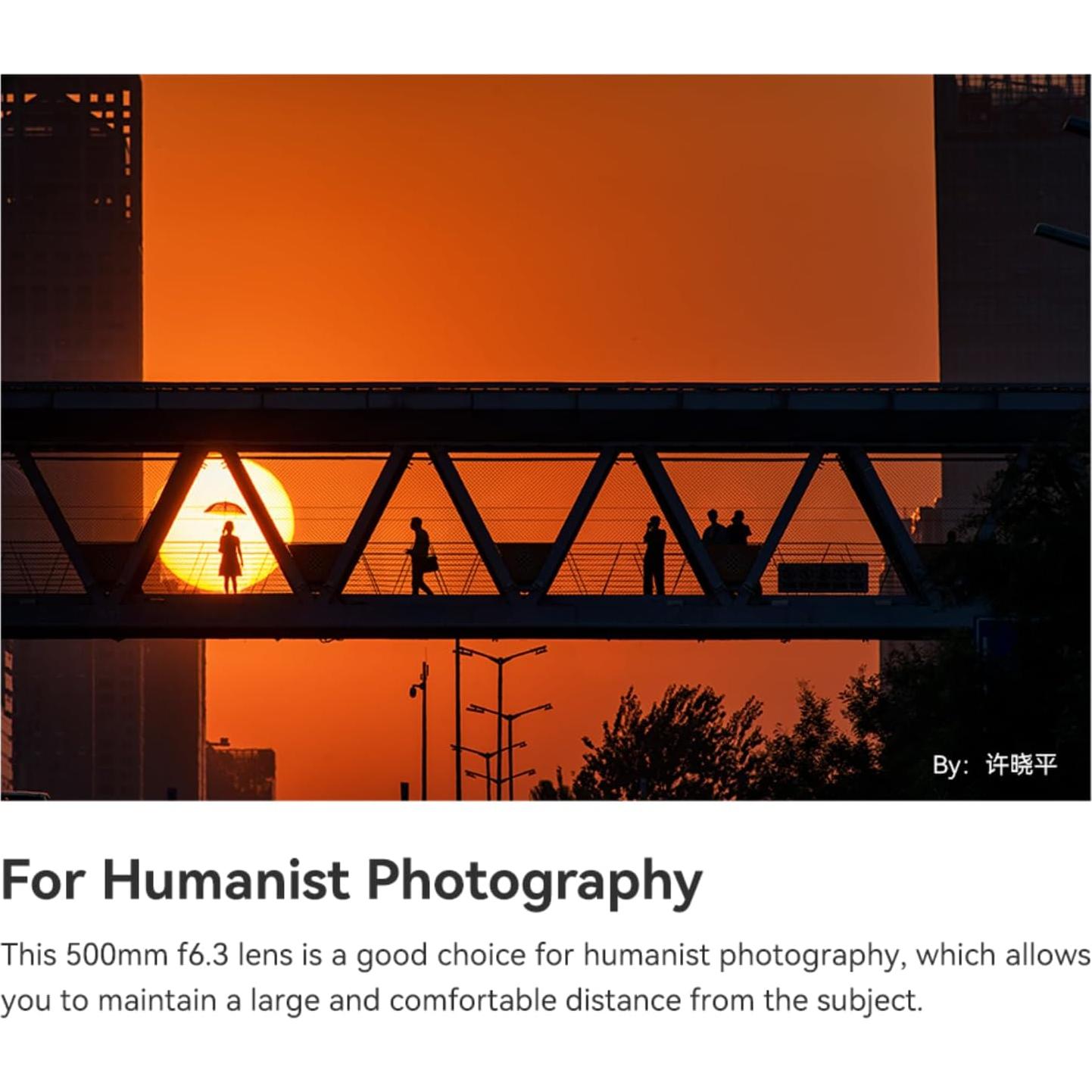 Lente Telefoto TTArtisan 500mm F6.3 Montura L Enfoque Manual