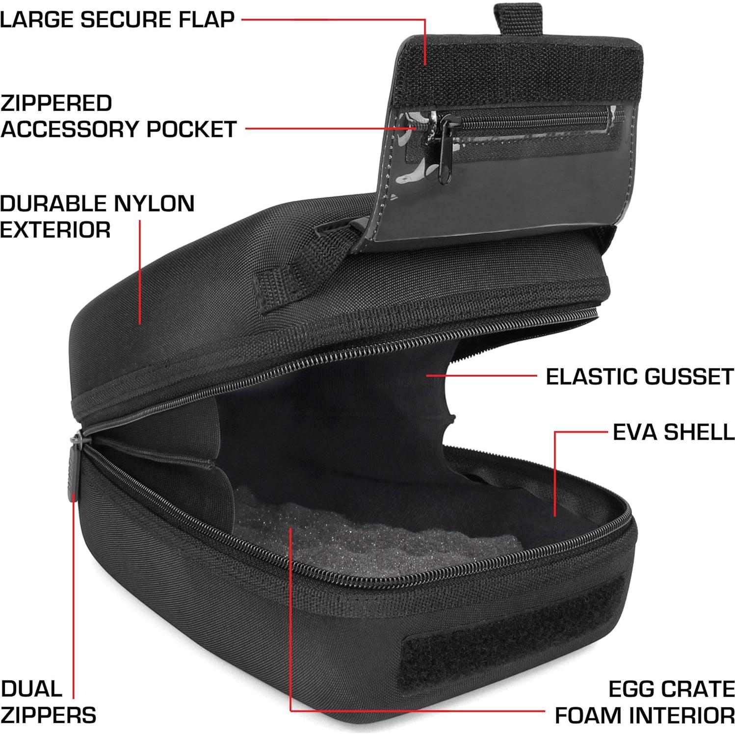 Funda Dura para Cámara DSLR USA Gear con Protección EVA 300mm