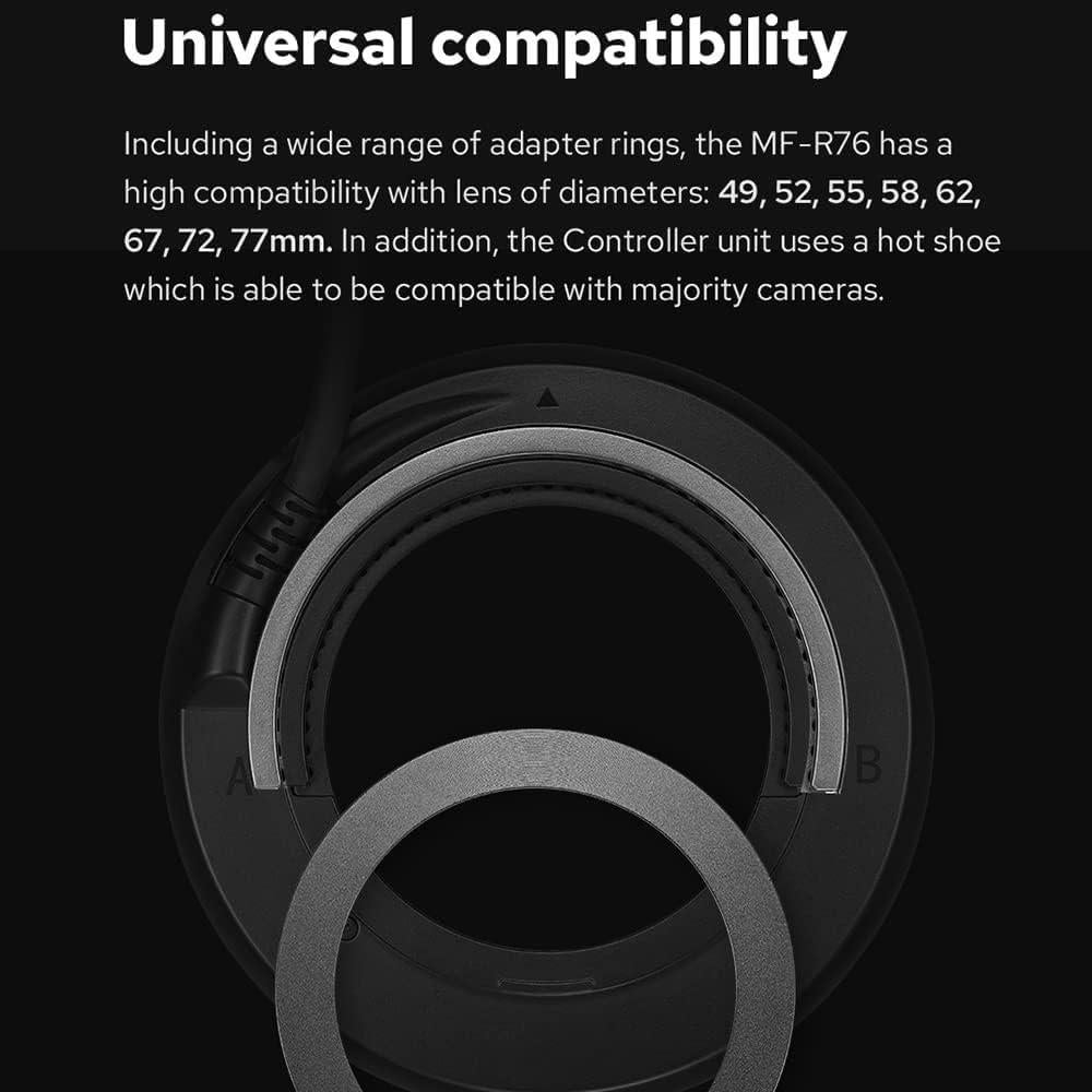 Flash de Anillo LED Godox MF-R76 con Batería 2600mAh