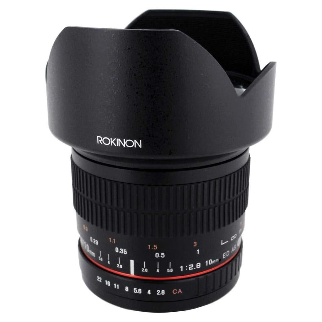 Lente Ultra Gran Angular Rokinon 10mm F2.8 para Canon DSLR