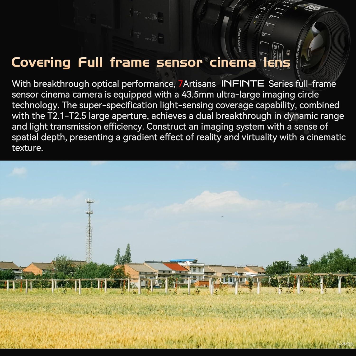 Lente Cine 16mm T2.5 7artisans para Montura EF - Profesional