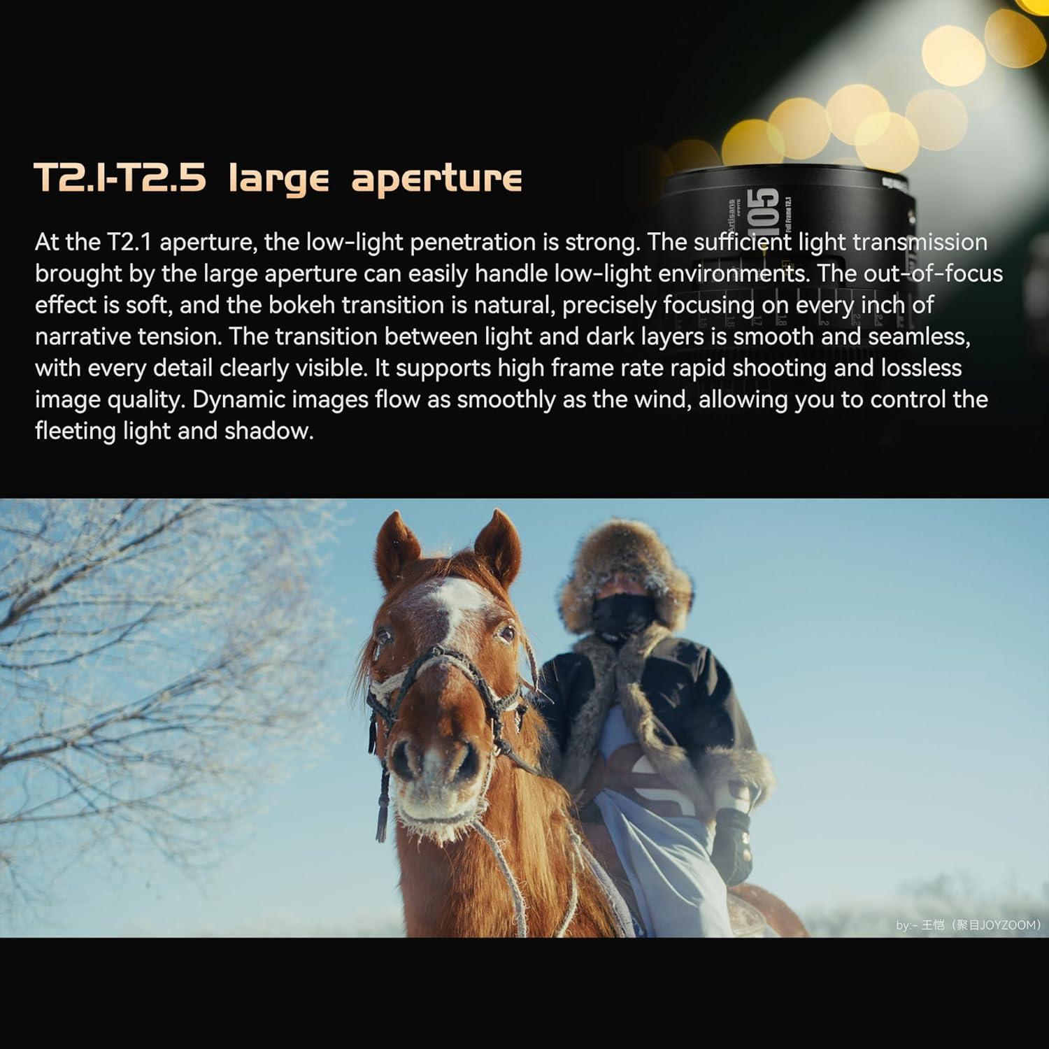 Lente Cine 16mm T2.5 7artisans para Montura EF - Profesional