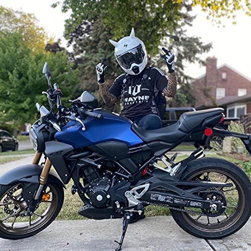 Cuernos Diabólicos Helmet Flair Grandes Magnéticos para Casco