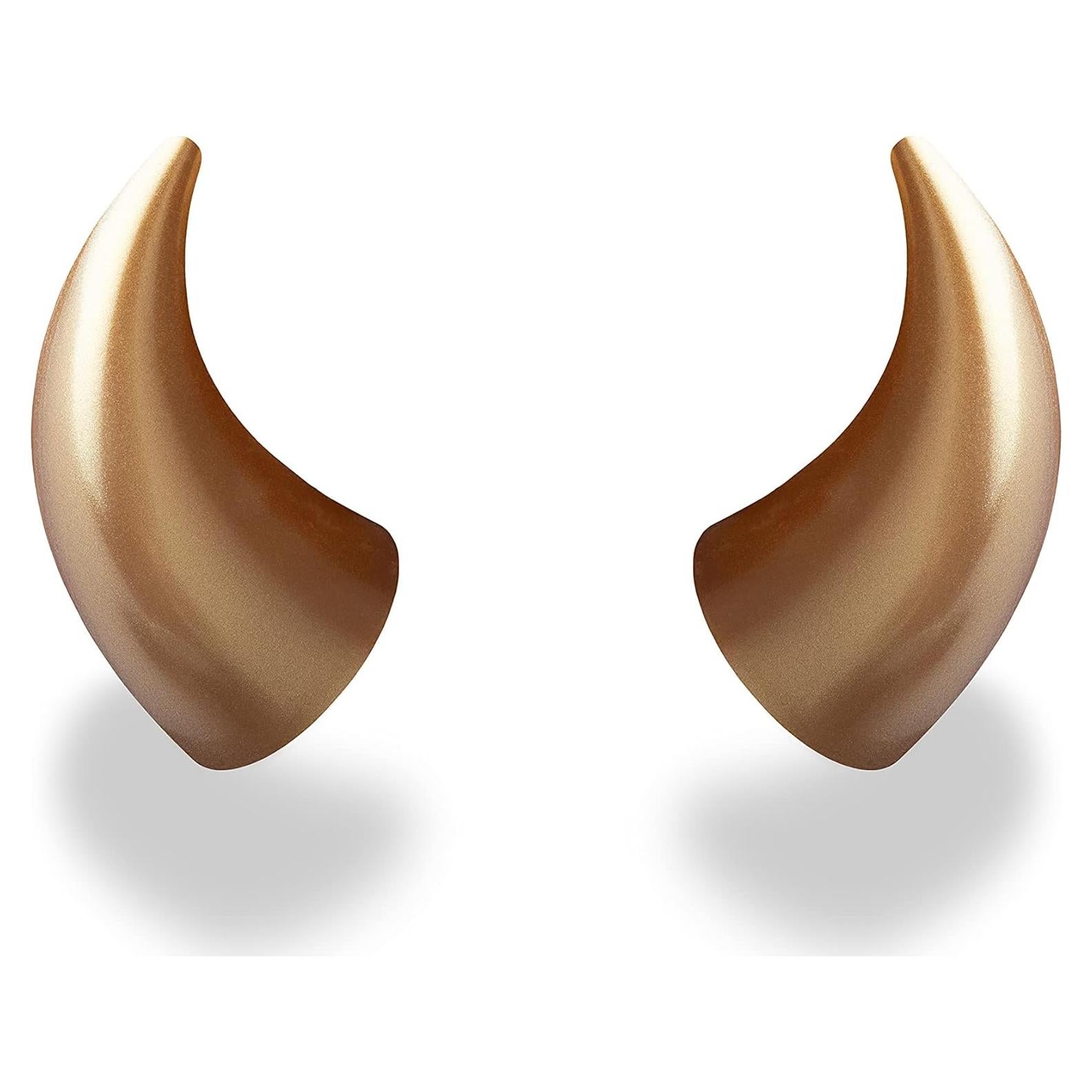 Cuernos de Diablo Helmet Flair para Casco | Magnéticos | Oro