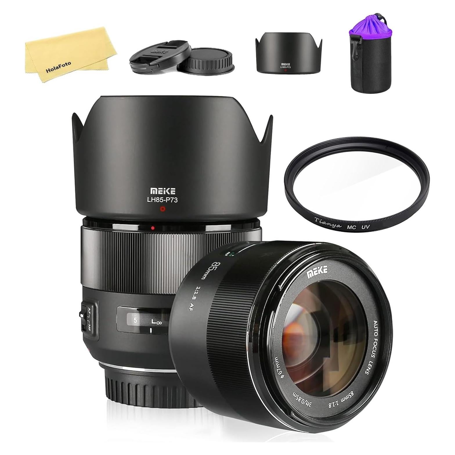 Lente Meike 85mm F1.8 Auto Enfoque STM para Sony E-Mount