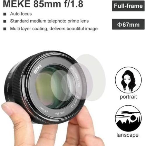 Lente Meike 85mm F1.8 Auto Enfoque STM para Sony E-Mount