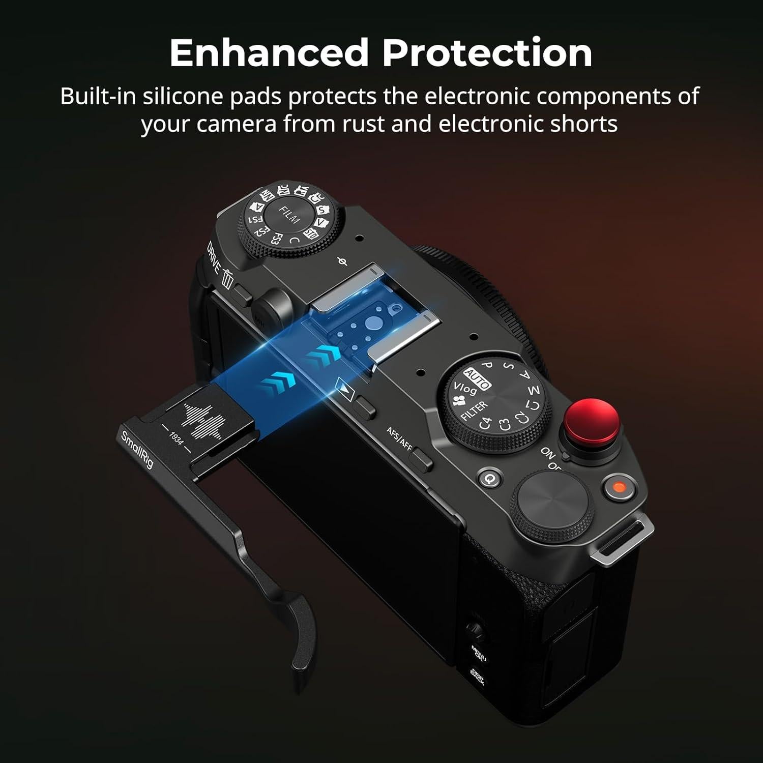 Empuñadura Pequeña SmallRig 4878 para FUJIFILM X-M5 Negro