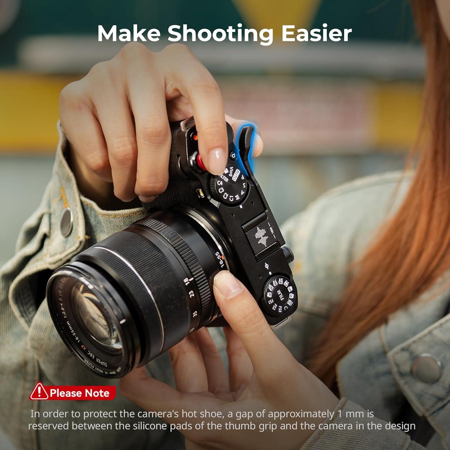 Empuñadura Pequeña SmallRig 4878 para FUJIFILM X-M5 Negro