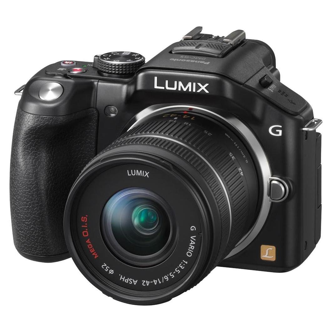 Panasonic DMC-G5KK 16 MP Mirrorless Digital Camera with 14-42mm Zoom Lens and 3-Inch LCD (Black) (OLD MODEL)