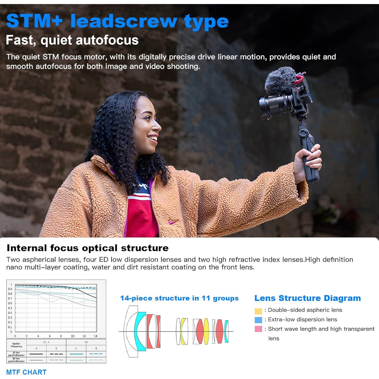 Lente Gran Angular VILTROX 13mm F1.4 Montura E para Sony