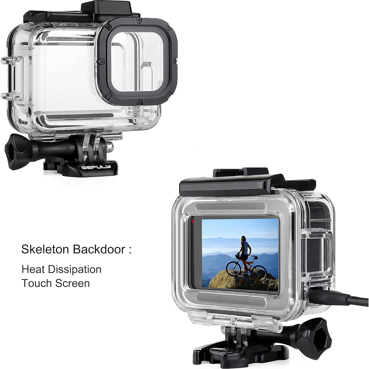 Funda Protectora Skeleton GEPULY para GoPro Hero 9-13 Black