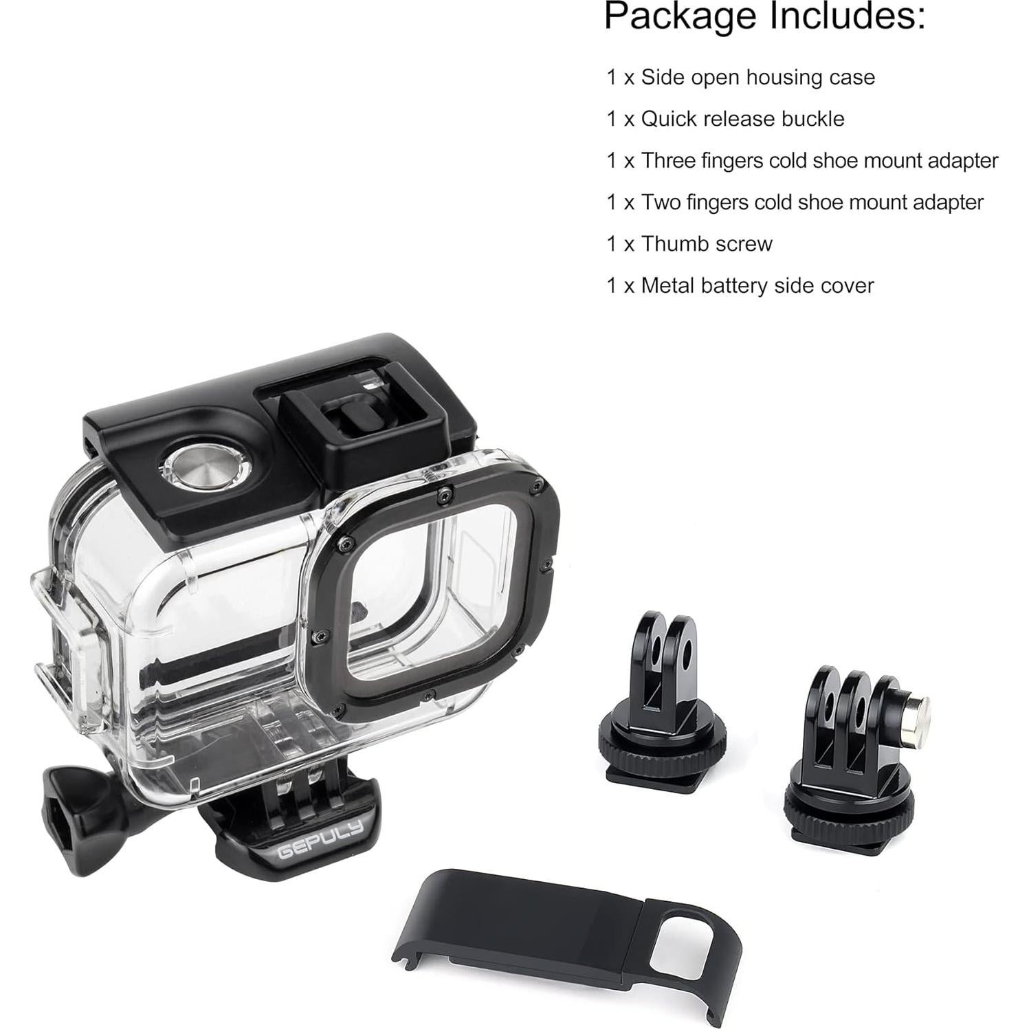 Funda Protectora Skeleton GEPULY para GoPro Hero 9-13 Black