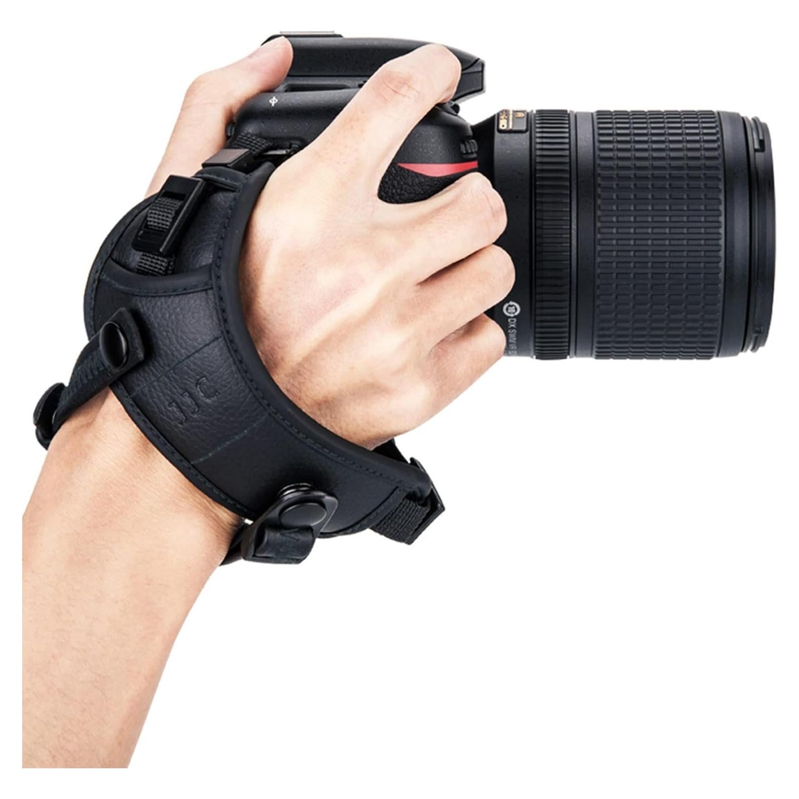 Correa de Mano JJC Deluxe Microfibra para Cámaras DSLR y Sin Espejo