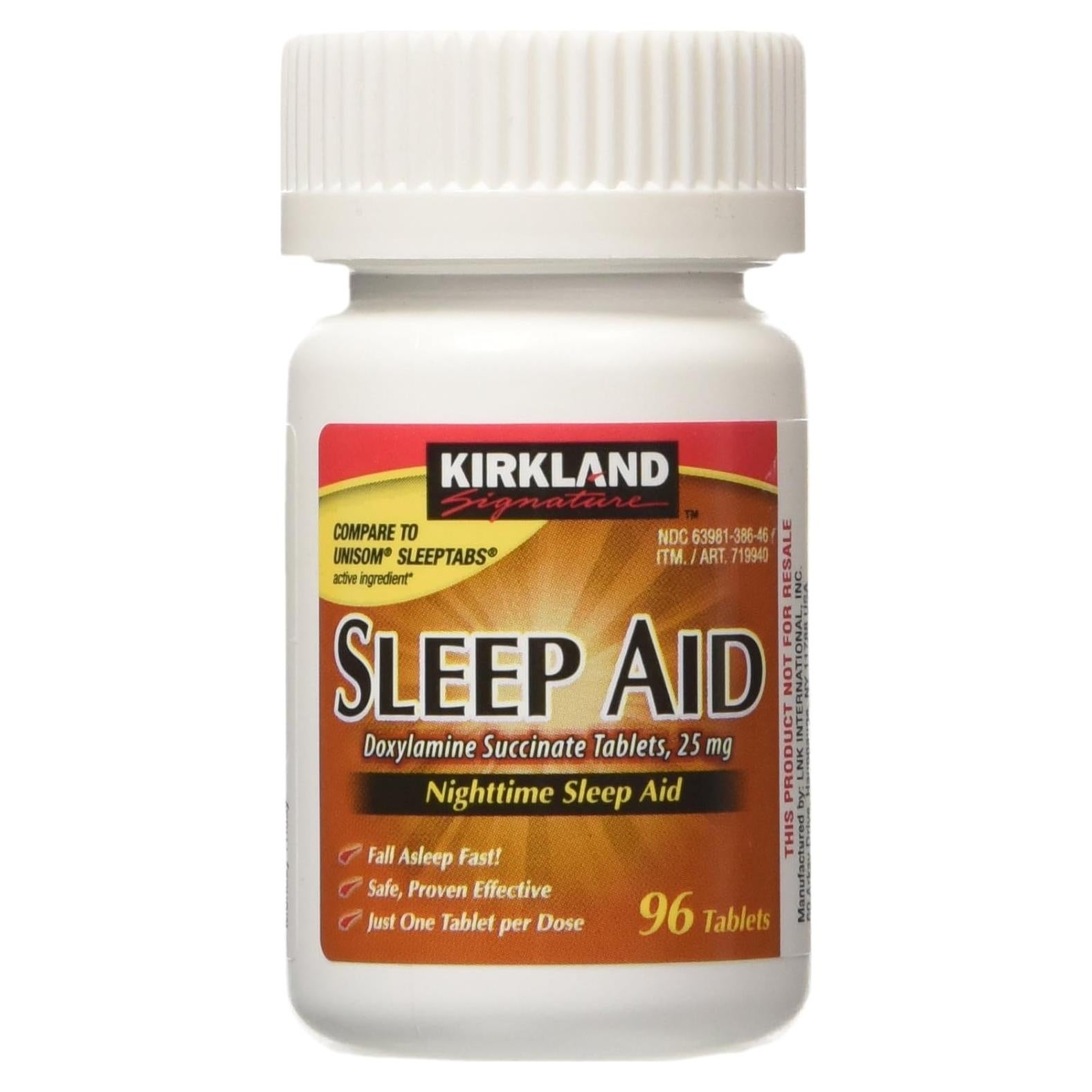Kirkland Signature Ayuda para Dormir Doxilamina 25 mg x 96 Tabs