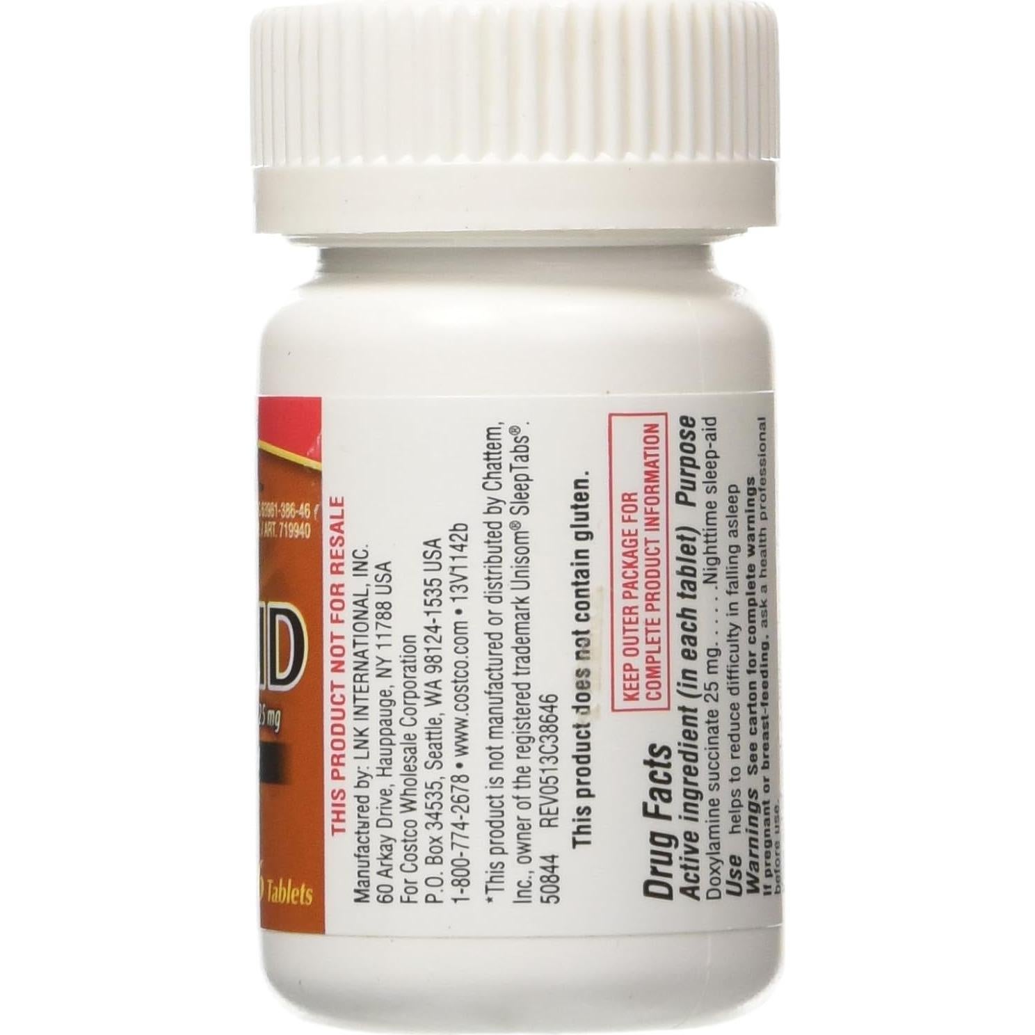 Kirkland Signature Ayuda para Dormir Doxilamina 25 mg x 96 Tabs