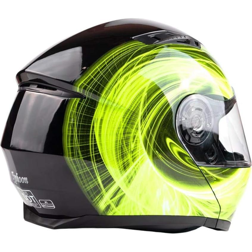 Casco Modular Typhoon TH158 Adulto DOT con Visera Solar