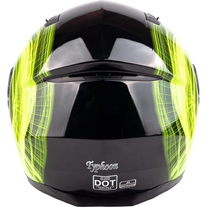 Casco Modular Typhoon TH158 Adulto DOT con Visera Solar